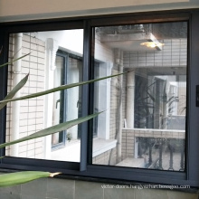 Frame Aluminum Alloy Glass Horizontal Sliding Windows for Building